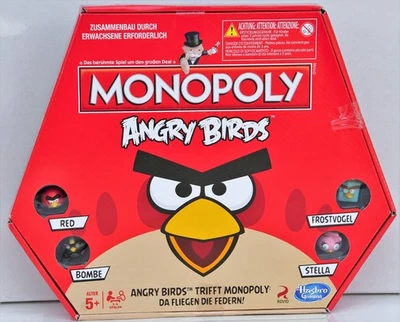 Monopoly Spiel ANGRY BIRDS deutsche Ausgabe Hasbro Gaming A9342-Neu & OVP - Bild 1 von 2