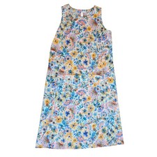 RipSkirt Fleur Floral Midi Maxi Dress XL Sleeveless Lightweight Travel Pockets