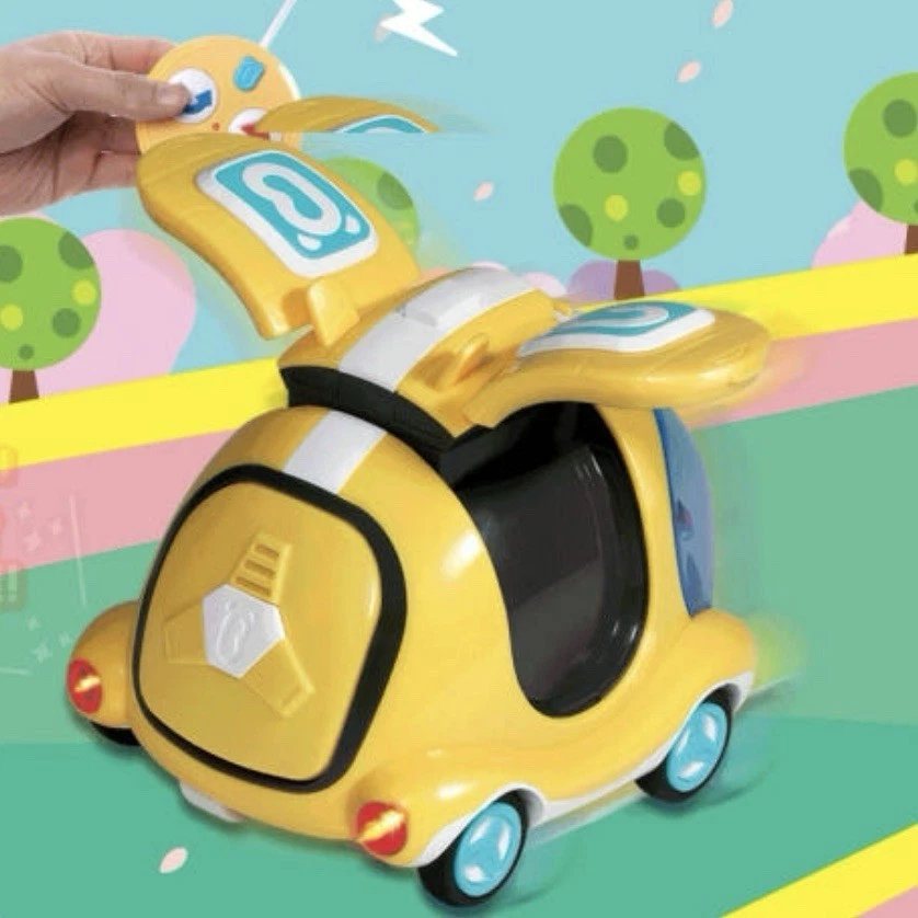 BabyBus Rescue Bus RC Car Wireless Remote Control Transformation R/C Racing Wing - Image 4 of 4