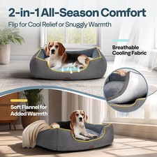 36  Orthopedic Dog Bed   Washable Calming Pet Nest House Waterproof Comfort