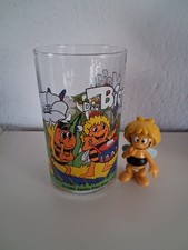 Die Biene Maja:  Sammelglas Nr. 3 (1985) + Figur Maja von Schleich