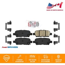 Rear Ceramic Disc Brake Pads For Nissan Rogue Sentra Altima Murano INFINITI LEAF