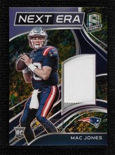 2021 Panini Spectra Next Era Neon Splatter Prizm 2/8 Mac Jones #NE-MJ 04cw