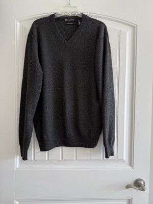 DANIEL BISHOP 100% CASHMERE V- NECK PULLOVER MEN