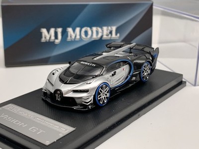 Vision GT 1:64 Diecast Model Car Silver Alloy Toy Collector Gift