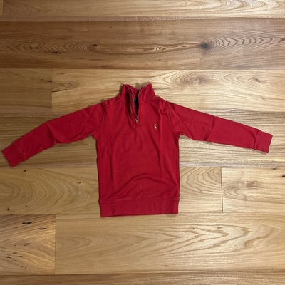 Polo Ralph Lauren Pullover / Kinder Größe S (8) / Guter Zustand / Rot / Zipper