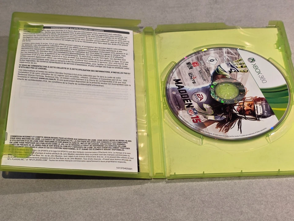 NFL MADDEN 15 MICROSOFT XBOX 360, photo 3 sur 3
