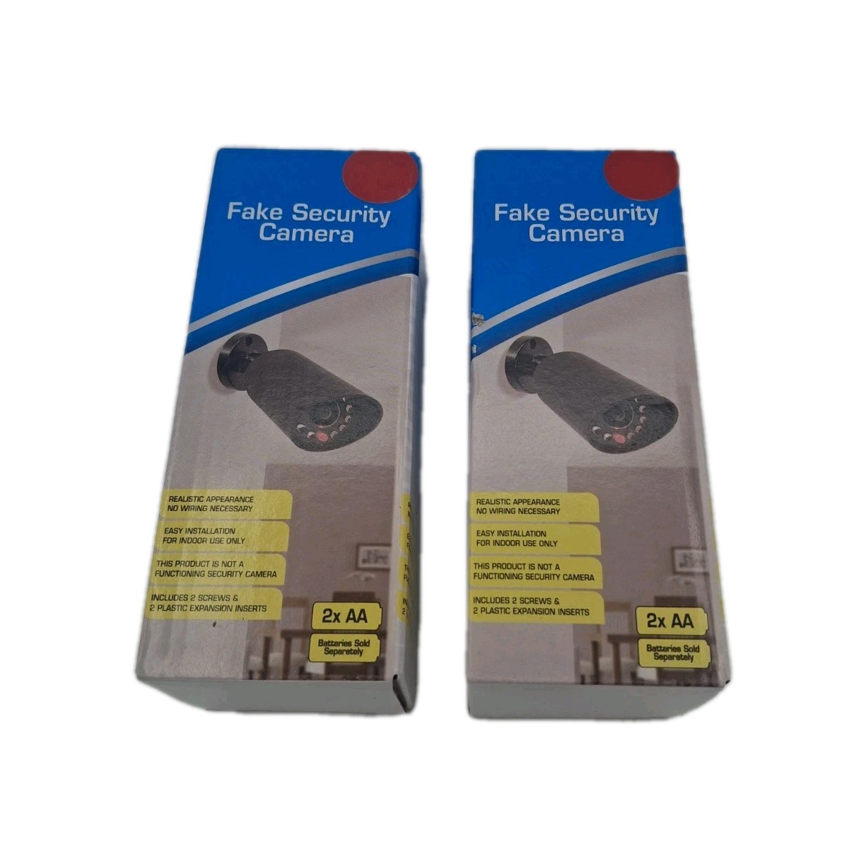 2 Pack Realistic Flashing Led Battery Powered New