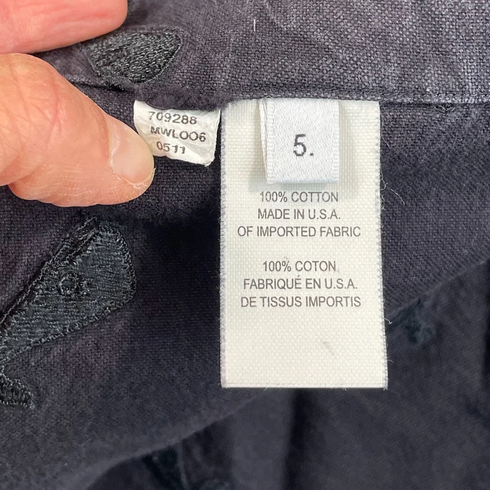 Рубашка мужская Thom Browne Whale & Turtle с вышивкой 2XL 5 черная дизайнерская сделано в США 795 долл. США - Изображение 3 из 4