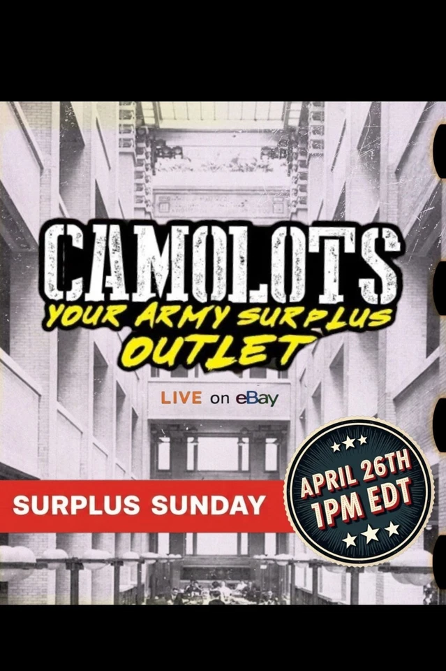 Surplus Sundays! by CamoLOTS, April 26th at 1 pm