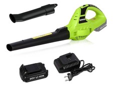 Cordless Leaf Blower, Twin Speed, 20vBattery & Charger,  Powerful, 130mph max..