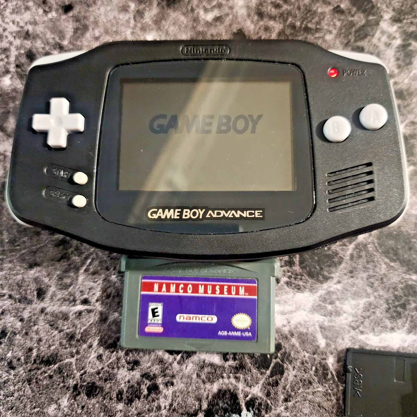 Nintendo Game Boy Advance Console Black AGB-001 Namco Museum Read Description