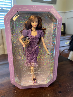 2007 Barbie Pink Label Miss Amethyst Doll February Birthstone