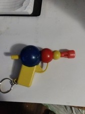 Vintage Tommy Gun style Plastic Keychain Made in USA
