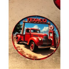 Texaco gasoline retro sign Garage Man Cave Collectable