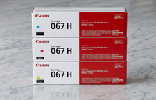 Canon 067H High Yield Toner 3-Pack CMY Cyan M...