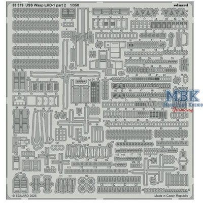 EDUARD ED53319 USS Wasp LHD-1 part 2 1/350
