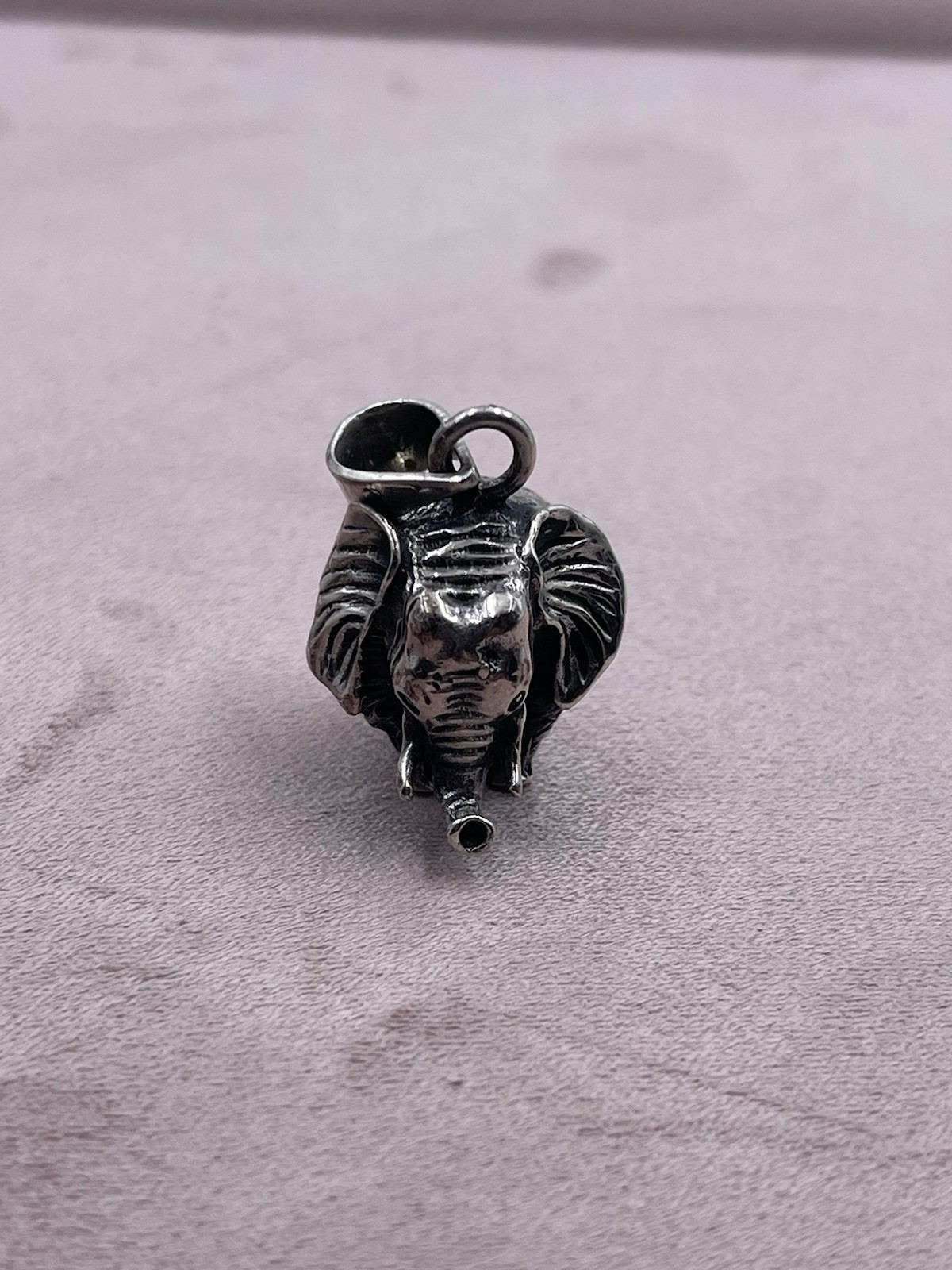 Vintage Authentic Solid elephant 925 Sterling Sil… - image 9