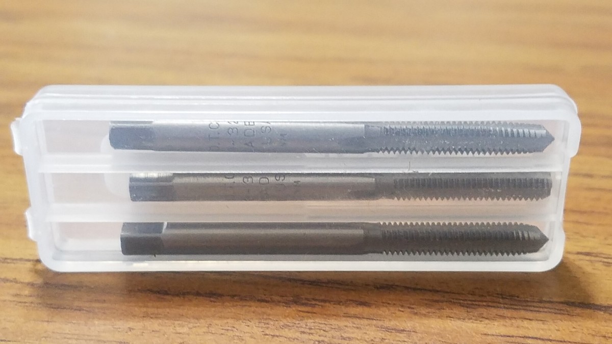 HSMTS171014 4mm By 0.7mm Tap Set (Taper/Plug/Bottom) Made In USA - Foto 3