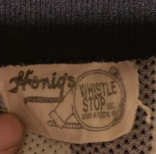 Honig's Whistle Stop Umpire Referee Sports Jersey Shirt Mens XL Tall Black White eBay