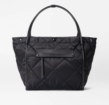 New, Mz Wallace Madison Shopper Tote Handbag, Black, Free Shipping