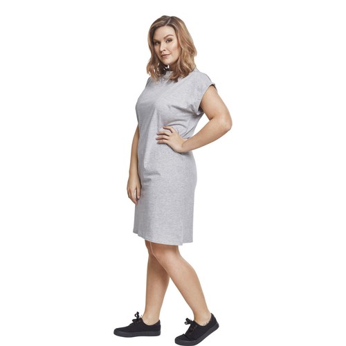Urban Classics Ladies Turtle Extended Shoulder Dress Damen Sommer Kleid XS - 5XL - Picture 106 of 161
