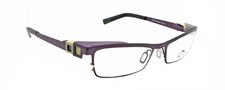 New Authentic Eye'DC V846 009 90s France Vintage Purple Metal Eyeglasses Frame