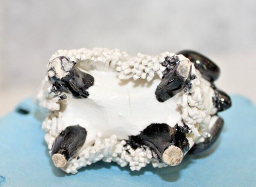 Vintage Ceramic Spaghetti White Ram with Black Face - Picture 4 of 4