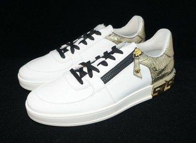 versace sneakers white gold