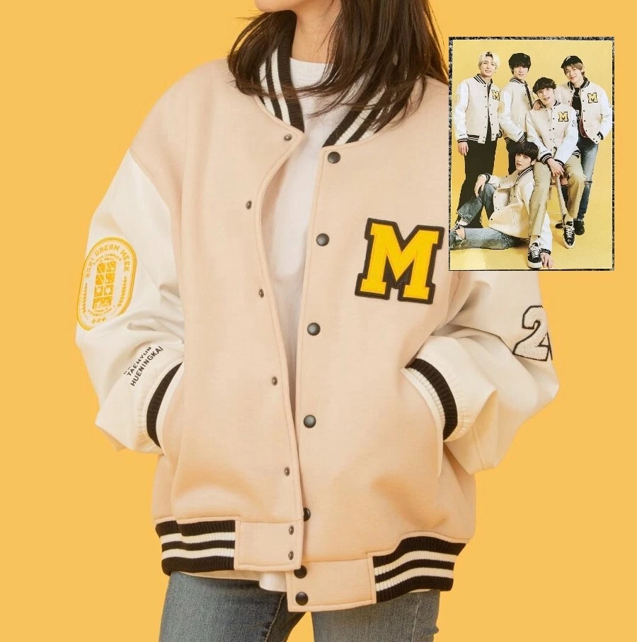 TXT 2021 Dream Week TXT MOA CAMPUS VARSITY JACKET + Trading Cards