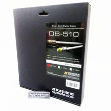 Oyaide DB-510 0.7m BNC Cable High Quality Silver Wire Terminal type male NEW