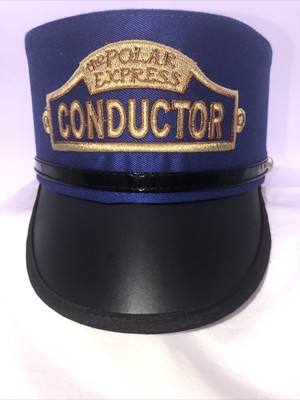 Polar Express Conductor Hat Child Youth Size Authentic Cap Embroidered