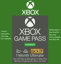 Xbox Game Pass Ultimate 1 Month Membership (USA only) e-delivey