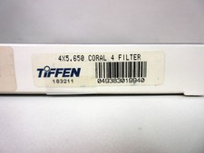 New Tiffen 4x5.65" Coral 4 Solid Filter MFR 45650CO4