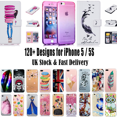 iPhone 5 5S Flüssig Glitzer Hart Handy Hülle Silikon Soft Cover *Ausverkaufsangebot*