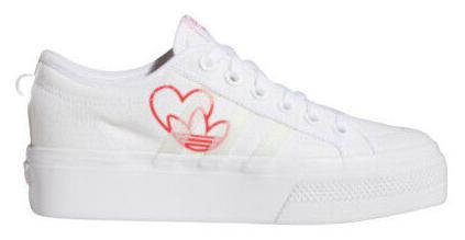 adidas gazelle silver green womens Adidas Nizza Platform Mid GY9561 Shoes Tm W Red/White (US-6) – Brands Outlet main image 0