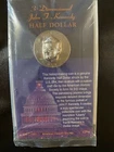 1997 JFK HALF DOLLAR COA Genuine Coin Struck By The US Mint Twice -3 Dimensional