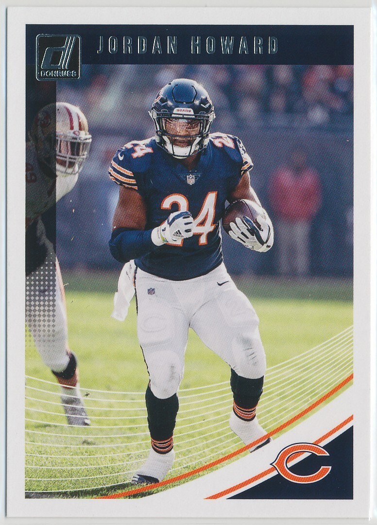 Jordan Howard - Chicago Bears - 2018 Panini Donruss Football - Base - #47