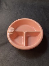 Vintage 1940  s Ceramic Baby Food Warming Dish Bowl