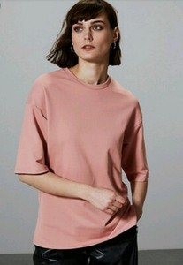 NEW M&S AUTOGRAPH Ladies Round Neck Short Sleeve T Shirt DUSKY PINK SIZE 18 | eBay