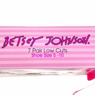 Betsey Johnson 7 Pair Pack Low Cut Bubbly Socks Betsey Johnson 7 Pair Pack Low Cut Bubbly Socks | eBay main image 2