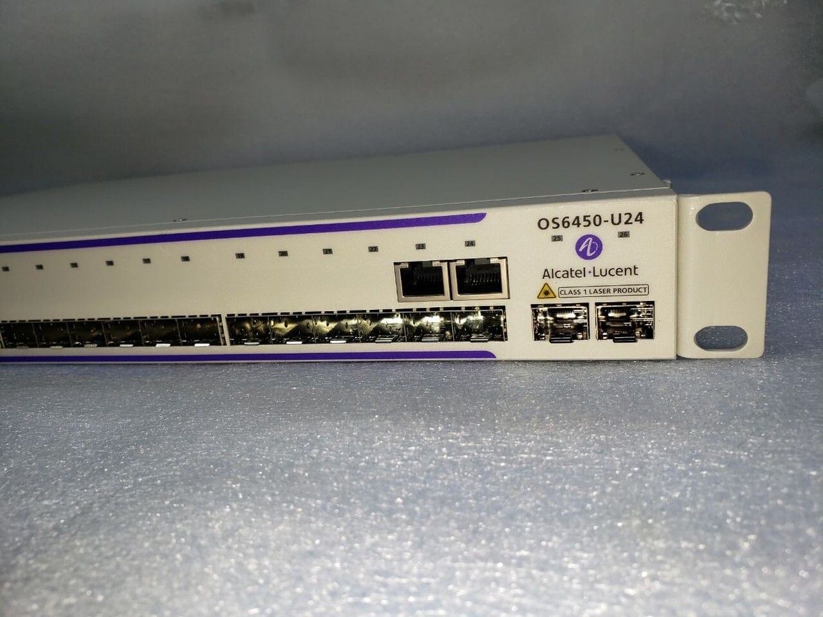Alcatel Lucent OmniSwitch OS6450-u24 l3 Managed Switch 22 X
