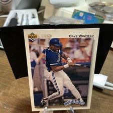 Dave Winfield 1992 Upper Deck #734 Toronto Blue Jays Baseball Card