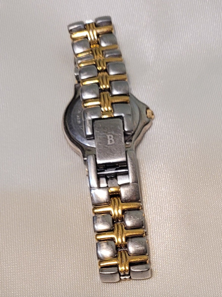 VINTAGE BULOVA T8 QUARTZ WATCH STAINLESS TWO 2 TONE BAND  display picture 1