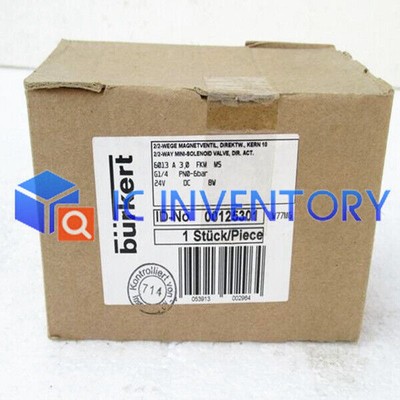 1PCS NEW burkert 6013 A 3.0 6013 A 3.0 G1/4 24VDC 00125301 #W1