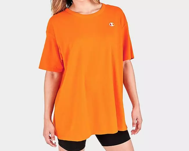 Orange champion shirt womens sales
