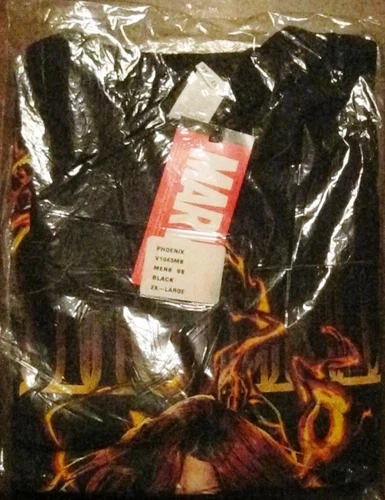 VINTAGE MARVEL DARK PHOENIX T-SHIRT SEALED WITH TAG, X-MEN (2 X-L) HTF IN BAG