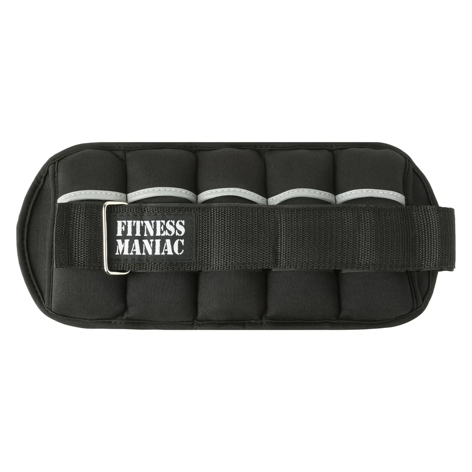 Par de pesas de tobillo ajustables hombres mujeres 10 libras peso total 1 a 5 libras por tobillo Foto 3 de 4