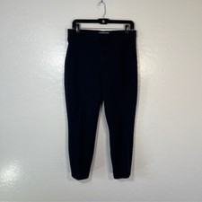 Everlane Pants Womens 10 Black Cotton Dress Trousers Crop 24.5"