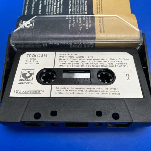 Pink Floyd - Wish You Were Here Cassette Tape rare - Picture 3 of 4